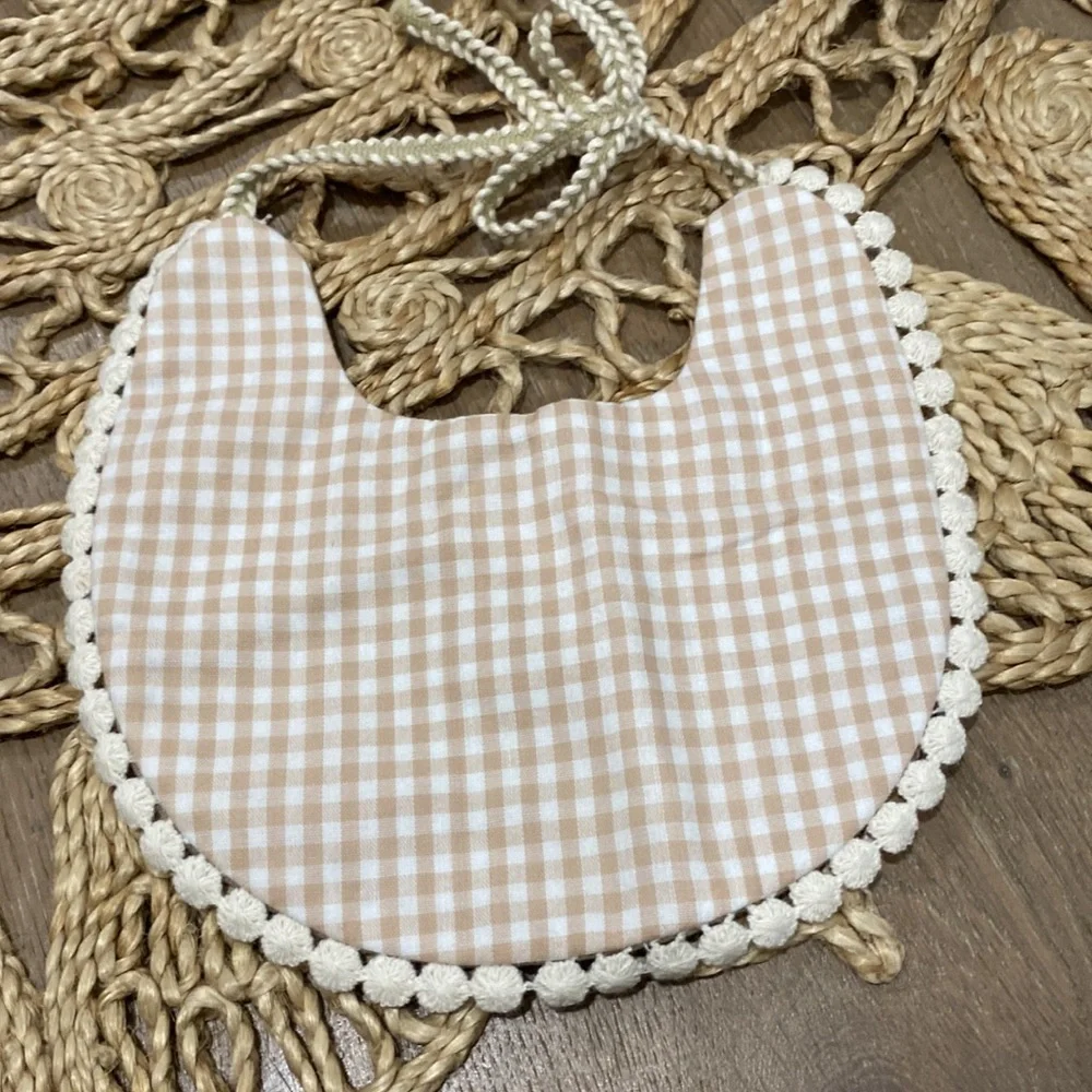 Bundle up with five baby girl bibs